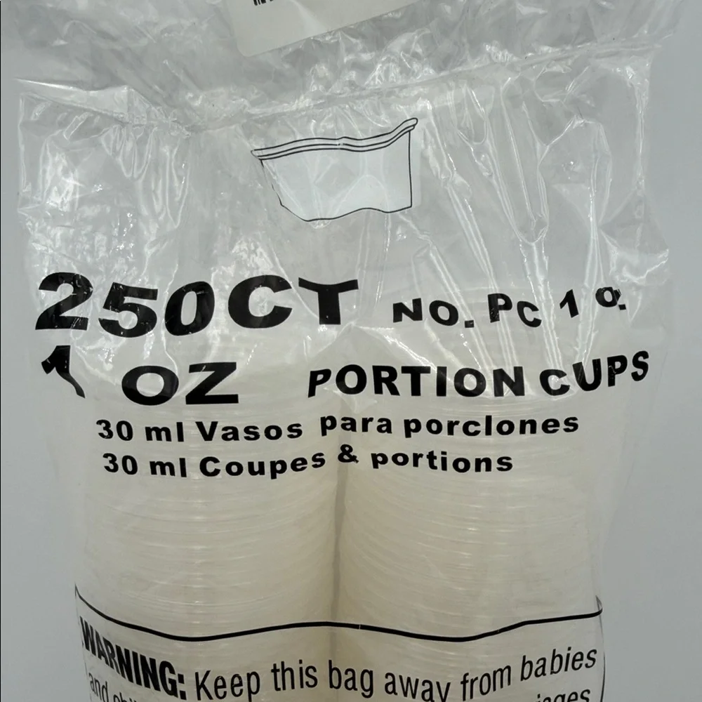1 oz. Disposable Portion Cups - 250 Pack